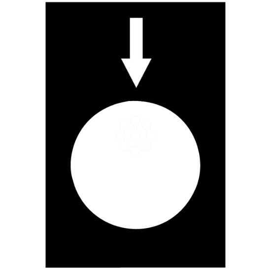 Imagem de Legenda   30 x 40 mm   preto     lower lento