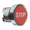 Imagem de Cabeca do botao de pressao o22 - retorno p/ mola - encastrada – vermelha - stop