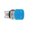 Imagem de Cabeca do botao de pressao o22 - retorno por mola - cogumelo o30mm - azul