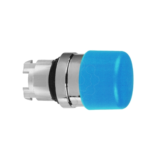 Imagem de Cabeca do botao de pressao o22 - retorno por mola - cogumelo o30mm - azul