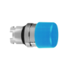 Imagem de Cabeca do botao de pressao o22 - retorno por mola - cogumelo o30mm - azul