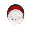 Imagem de Unidade iluminada   luz fixa   vermelha   250 v max.