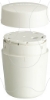 Imagem de Base s/ buzzer+tampa branca p/ colunas sinal xvm