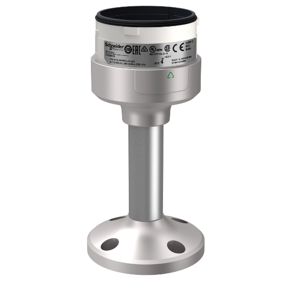 Imagem de Placa de fixacao com poste de aluminio de 100 mm para iluminacao de torre modular silver o60
