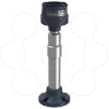 Imagem de Placa de fixacao com poste de aluminio ajustavel de 210 a 385 mm para luzes de torre modular preto   o60