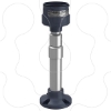 Imagem de Placa de fixacao com poste de aluminio ajustavel de 210 a 385 mm para luzes de torre modular preto   o60