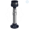Imagem de Placa de fixacao com poste de aluminio ajustavel de 210 a 385 mm para luzes de torre modular preto   o60
