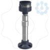 Imagem de Placa de fixacao com poste de aluminio ajustavel de 210 a 385 mm para luzes de torre modular preto   o60