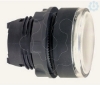 Imagem de Cabeca botao capsula branca para led a face para aro de fixacao plastico