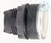 Imagem de Cabeca botao capsula branca para led a face para aro de fixacao plastico
