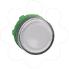 Imagem de Cabeca botao capsula branca para led a face para aro de fixacao plastico