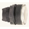 Imagem de Cabeca botao capsula branca para led a face para aro de fixacao plastico