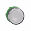 Imagem de Cabeca botao capsula branca para led a face para aro de fixacao plastico