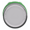 Imagem de Cabeca botao capsula branca para led a face para aro de fixacao plastico