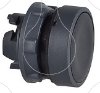 Imagem de Cabeca botao capsula preta a face para aro de fixacao plastico