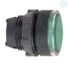 Imagem de Cabeca botao capsula verde para led a face para aro de fixacao plastico