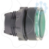 Imagem de Cabeca botao capsula verde para led a face para aro de fixacao plastico