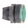 Imagem de Cabeca botao capsula verde para led a face para aro de fixacao plastico