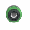 Imagem de Cabeca botao capsula verde para led a face para aro de fixacao plastico