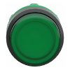 Imagem de Cabeca botao capsula verde para led saliente para aro de fixacao plastico