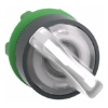 Imagem de Cabeca de interruptor selector iluminada - 2 posicoes - o 22 - branca