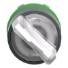Imagem de Cabeca de interruptor selector iluminada - 2 posicoes - o 22 - branca