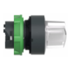 Imagem de Cabeca de interruptor selector iluminada - 2 posicoes - o 22 - branca