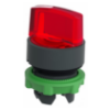 Imagem de Cabeca de interruptor selector iluminada - 2 posicoes - o 22 - vermelha