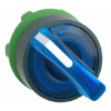 Imagem de Cabeca de interruptor selector iluminada - 2 posicoes - o 22 - azul