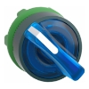Imagem de Cabeca de interruptor selector iluminada - 2 posicoes - o 22 - azul