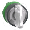 Imagem de Cabeca de interruptor selector iluminada - 3 posicoes - o 22 - branca