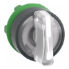 Imagem de Cabeca de interruptor selector iluminada - 3 posicoes - o 22 - branca