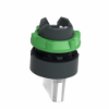 Imagem de Cabeca de interruptor selector iluminada - 3 posicoes - o 22 - branca