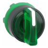 Imagem de Cabeca de interruptor selector iluminada - 3 posicoes - o 22 - verde