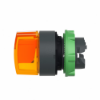 Imagem de Cabeca de interruptor selector iluminada - 3 posicoes - o 22 - amarela