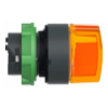 Imagem de Cabeca de interruptor selector iluminada - 3 posicoes - o 22 - amarela