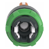Imagem de Cabeca de interruptor selector iluminada - 3 posicoes - o 22 - amarela