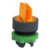 Imagem de Cabeca de interruptor selector iluminada - 3 posicoes - o 22 - amarela