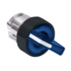 Imagem de Cabeca de interruptor selector iluminada - 3 posicoes - o 22 - azul