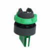Imagem de Cabeca de interruptor selector iluminada - 3 posicoes - o 22 - verde