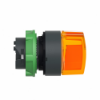 Imagem de Cabeca de interruptor selector iluminada - 3 posicoes - o 22 - amarela