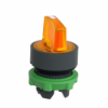 Imagem de Cabeca de interruptor selector iluminada - 3 posicoes - o 22 - amarela