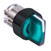 Imagem de Cabeca de interruptor selector iluminada - 3 posicoes - o 22 - verde