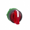 Imagem de Cabeca de interruptor selector iluminada - 3 posicoes - o 22 - vermelha