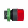 Imagem de Cabeca de interruptor selector iluminada - 3 posicoes - o 22 - vermelha