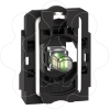 Imagem de Montagem completa do corpo/bloco luminoso Harmony XB5 plastico branco LED universal corpo/colar de fixacao 24V AC/DC