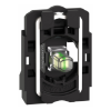 Imagem de Montagem completa do corpo/bloco luminoso Harmony XB5 plastico branco LED universal corpo/colar de fixacao 24V AC/DC