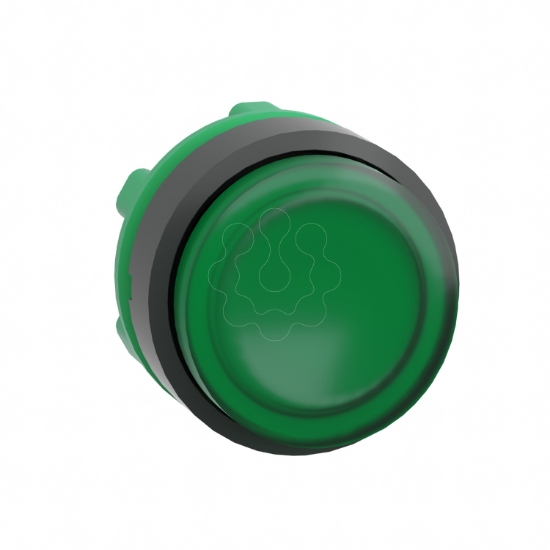 Imagem de Cabeca de botao de pressao iluminada - o 22 - verde