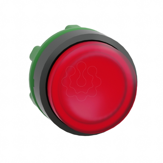 Imagem de Cabeca de botao de pressao iluminada - o 22 - vermelha