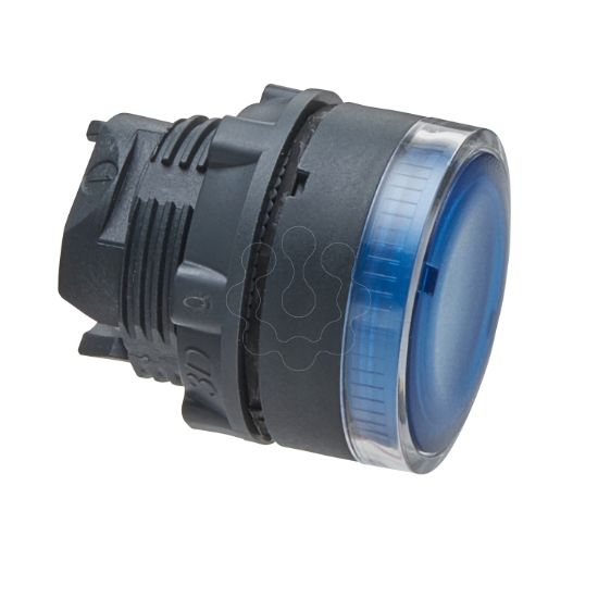 Imagem de Cabeca de botao de pressao iluminada - o 22 - azul